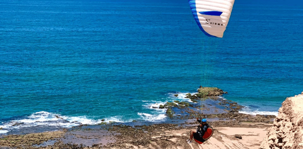 Agadir paragliding tandem harness instructor